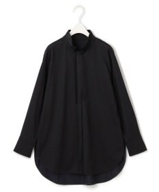 ICB 【洗える】ブラウスライクジャージー ボウタイデザインカットソー