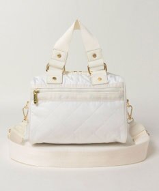 LeSportsac MINI SATCHEL BAG/ピュアホワイトキルト