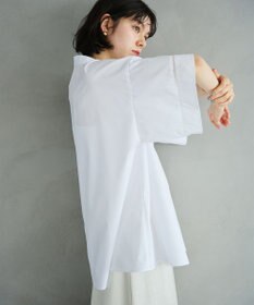 #Newans 【洗える/セットアップ可能】ハシゴレースビブデザインシャツ