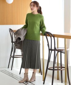 ANY 【6色展開】ラムウールラグランスリーブニット