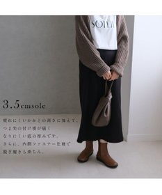 Pointer 本革軽量サイドゴアステッチショートブーツ