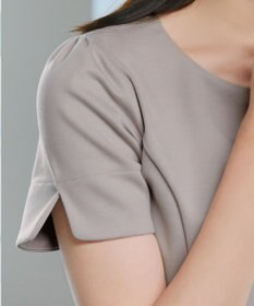 Tiaclasse 【UVカット・吸水速乾】 “きれい見え” パネルラインカットソートップス