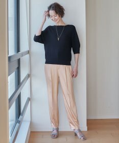 自由区 【XSサイズ～/洗える】ドライタッチホールガーメント ニット