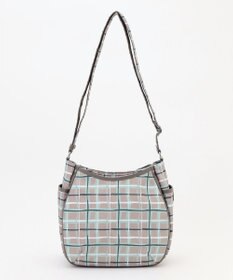 Y'SACCS ドローイングチェックショルダーバッグ