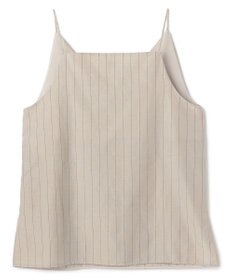 BEIGE， ERYTH / リネンストライプ キャミソール