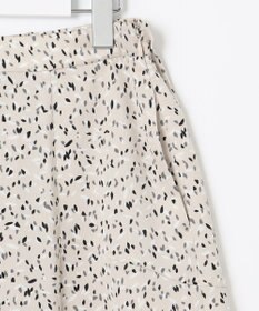 自由区 【洗える】スモールペタルプリント マーメイドスカート