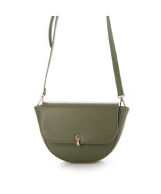 UNBILLION cachecache 財布ポーチ付きハーフムーンショルダーバッグ