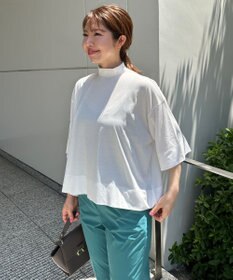 UNFILO ハイネッククロップドTシャツ