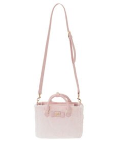 Maison de FLEUR 【限定カラーあり】フェイクファー中仕切りバッグ