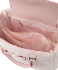 Maison de FLEUR 【限定カラーあり】フェイクファー中仕切りバッグ