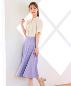 Feroux 【洗える】リボンスキッパー ブラウス