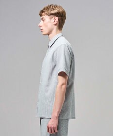 JOSEPH HOMME 【新型】トリコサッカーストレッチ　 レギュラーカラー半袖シャツ