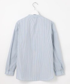 J.PRESS LADIES S 【洗える】BEZコットンナイロン ストライプ ピンタック ブラウス