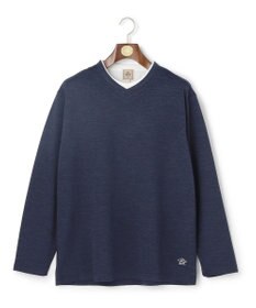 J.PRESS MEN 【WEB・一部店舗限定】Ｖネックフェイクレイヤード ロングスリーブTシャツ