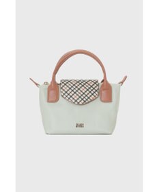 DAKS 【2WAY】ナイロン×牛革 ハウスチェック ミニバッグ