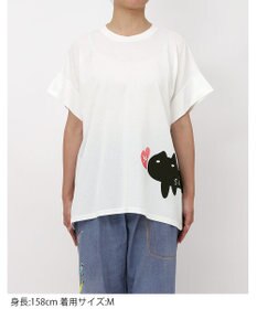 tsumori chisato SLEEP ツモリチサト トップス 綿100%(本体) 天竺素材 4分袖 レディース UTT118 /ワコール