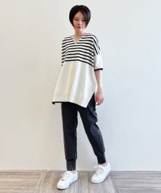 自由区 【新型登場！/WEB限定カラー有】ハイツイストコットンアセテート ニット5分袖