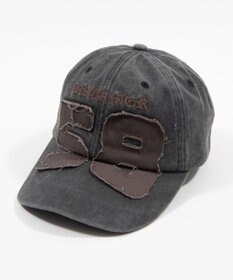 WEGO ナンバリングアップリケキャップ