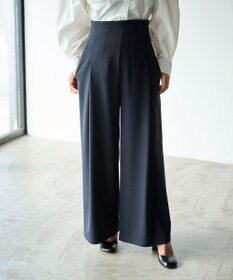 #Newans 【セレモニーにも】美シルエットワイドパンツ