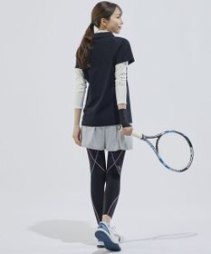 CW-X 【WOMEN】 CW-X ストレッチポロシャツ スポーツウェア 半袖 3分袖 メッシュ素材 ムレにくい 夏 レディース DLY131 /ワコール