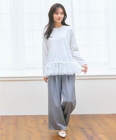 Feroux フリルぺプラム カットソー