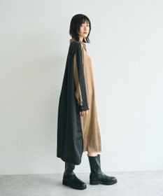 YECCA VECCA ヴィンテージサテンシャツワンピース