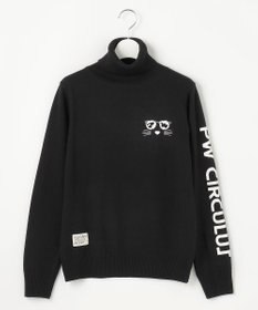 PW CIRCULUS 【WOMEN】LEOPARD ジャガードタートルニット