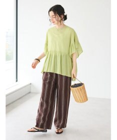 CRAFT STANDARD BOUTIQUE ウ゛ィンテージボイルティアード切替ブラウス