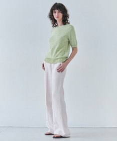 BEIGE， 【GISELe ６月号掲載】CRINUM / ストレートリネンパンツ
