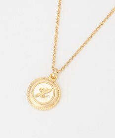 J.PRESS LADIES 【リバーシブル】イニシャルコイン ネックレス