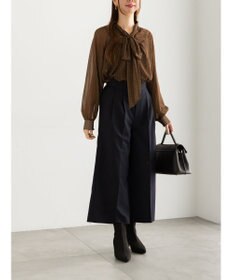 Te chichi パターンアソートシフォンボウタイブラウス《2025Autumn catalog vol.2 item》