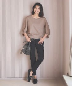 ANY 【洗濯機可】ボリュームスリーブニット