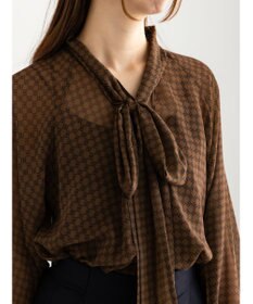 Te chichi パターンアソートシフォンボウタイブラウス《2025Autumn catalog vol.2 item》