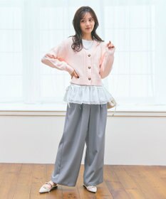 Feroux フリルぺプラム カットソー