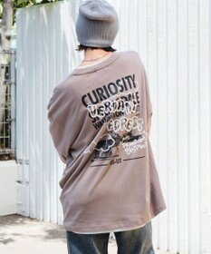 WEGO 【ユニセックス着用ITEM/2点SET】アクセ付きグラフィックアンサンブルT（LS）