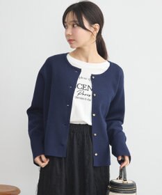 earth music&ecology スポンディッシュポケット付きカーディガン