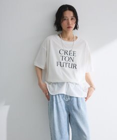 Green Parks ウエストドロストドッキングロゴプルオーバー