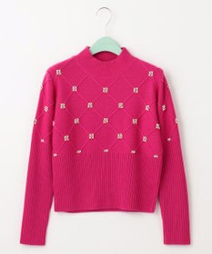 TOCCA 【洗える！】PEARL BOUQUET KNIT プルオーバー