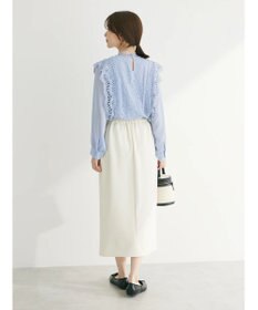 Green Parks 〈選べるきれシル〉Ｉラインロング丈スカート