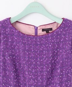 TOCCA CHIFFON TWEED ドレス