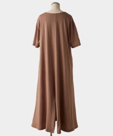 TOQUE 〈大草直子さんアドバイザー〉 【天然素材】タンギス コットン天竺 半袖ワンピース