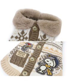 PET PARADISE スヌーピー スケート ニット 《 ホワイト》 中型犬 大型犬