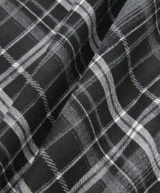 YECCA VECCA チェック柄アシメデザインスカート