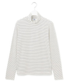 J.PRESS LADIES タートルジャージー ボーダー カットソー