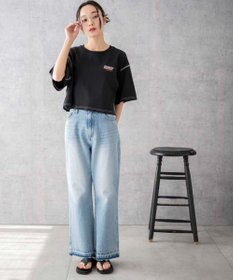 WEGO セミフレアデニムパンツ