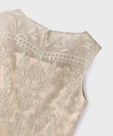 GRACE CONTINENTAL コ－ド刺繍タイトドレス