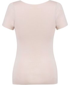 Wing あったかインナー 綿100％(肌側) アウターにひびきにくい ムレにくい 【綿の贅沢 ここちフラット】 3分袖 半袖 秋 冬 EL4372 ウイング／ワコール