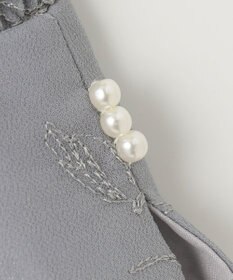 ANY SIS S 【洗える】ラインエンブロイダリー ドレス