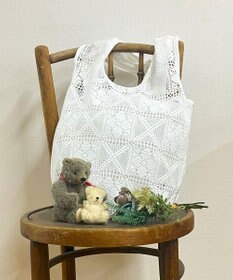 ROOTOTE 1088【洗濯可能】SC.ルーショッパーグランデ.レース-A