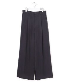 ICB L 【WEB＆一部店舗限定】BrightCupraSatin ワイドパンツ